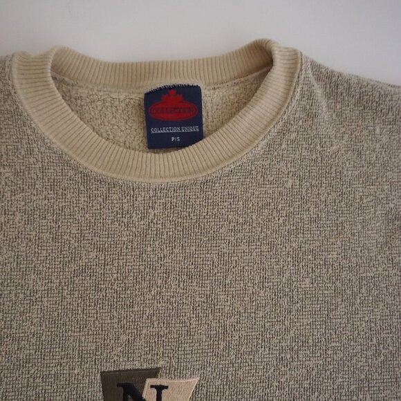 Vintage Collection Unique Taupe Niagara On The Lake Travel Crewneck Sweater P/S - Picture 10 of 10